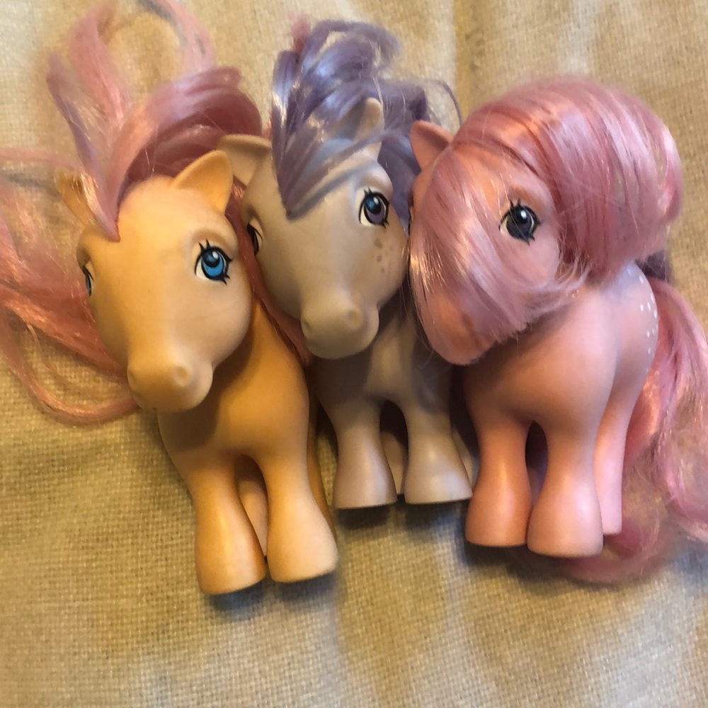 Lot of 3 G1 My Little Ponies 1982